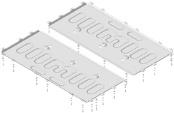 Защита аккумуляторной батареи. 4 мм, Алюминий для Voyah Free 2023-н.в., Motodor.348603