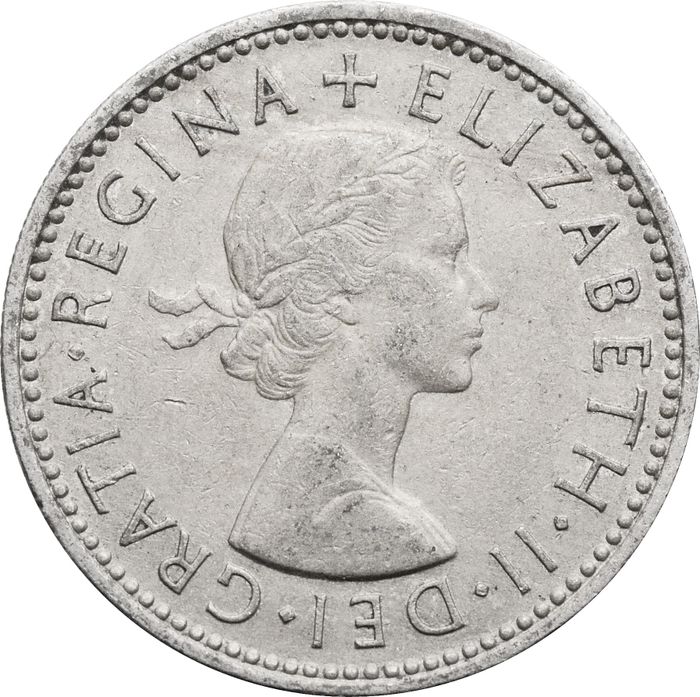 1 шиллинг 1956 Великобритания (Шотландский герб) XF