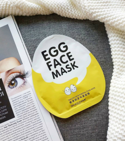Тканевая яичная маска