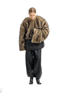 Шуба-трансформер с отстегивающимся низом GO TO PARIS Fox