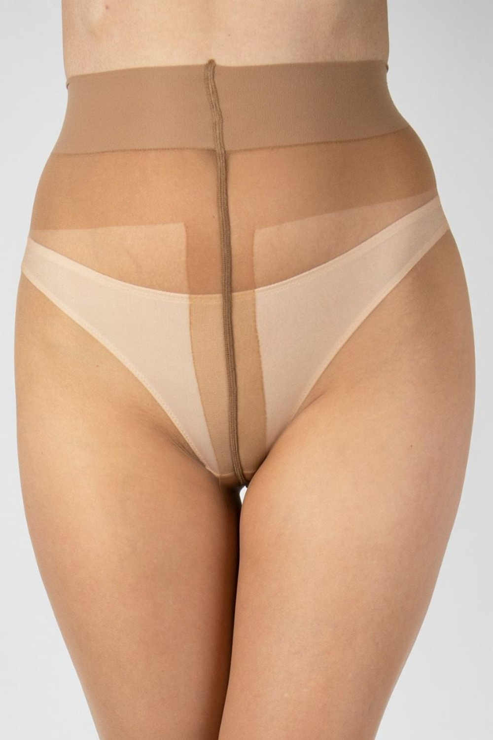 Тонкие матовые колготки Ultimate (Размер: L) (Цвет: бронзовый)