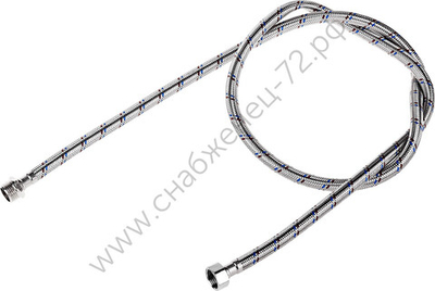 ЗУБР 1/2″, 1.5 м, гайка-штуцер, Гибкая подводка для воды (51005-G/S-150)