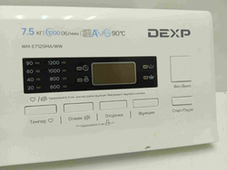 WM-E712SMA/WW кт194 Лицевая панель для стиральной машины Dexp WM-E712SMA/WW б/у