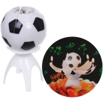 Свеча для торта раскрывающийся цветок «Мяч» (5 свечей), Черный