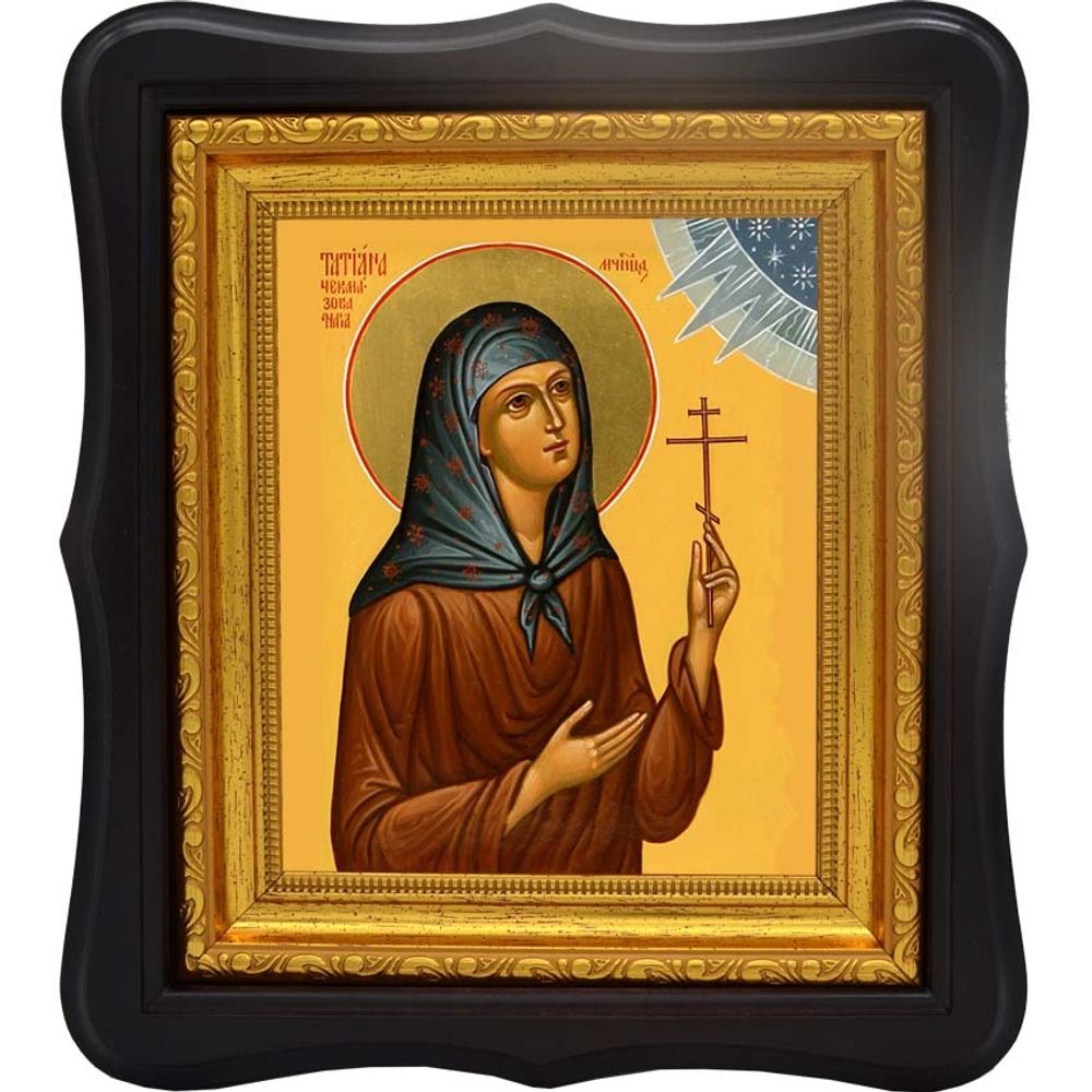 Татиана Чекмазова преподобномученица, послушница. Икона на холсте.