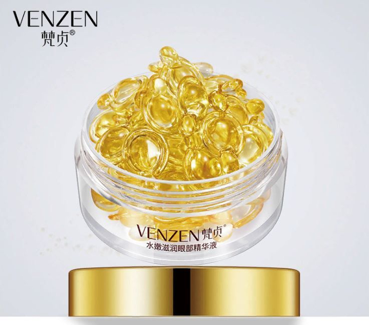 Сыворотка для век Venzen в капсулах с Олигопептидами, 30 шт