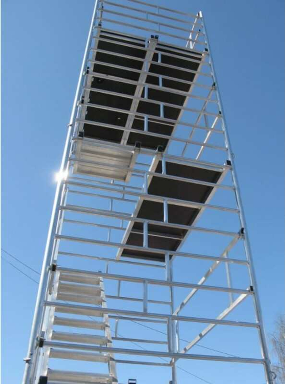 Вышка модульная алюминиевая MEGAL ВМА 1400Л/9