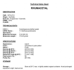 RHUMACETAL / РУМАЦЕТАЛ CAS 1670-47-9