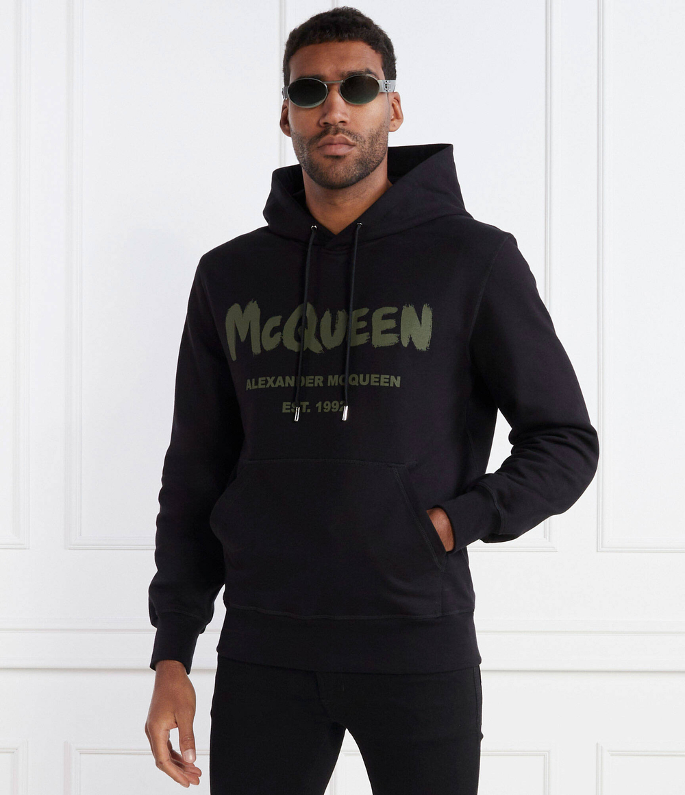 Худи Alexander McQueen - черный(688715 QTAAB)