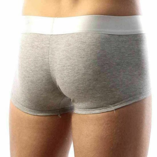 Мужские трусы боксеры серые Calvin Klein Mens Steel Gray CK01105