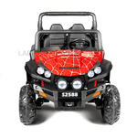 Детский электромобиль "Buggy - MalinaBay", с принтом паутинка