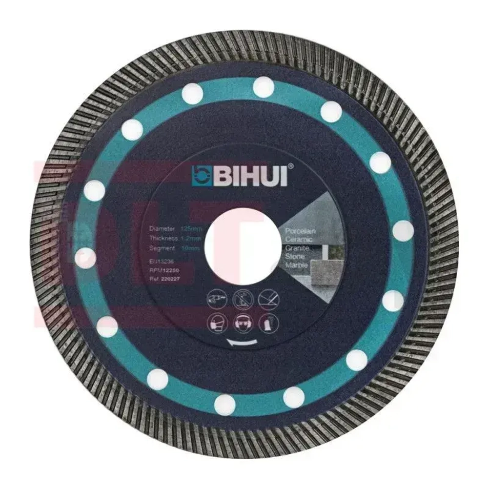 Алмазный диск BIHUI SUPER THIN TURBO, 125мм, DCBN5