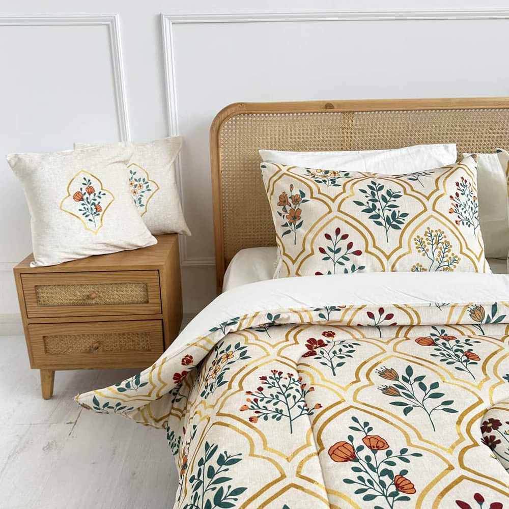 Комплект постельного белья двуспальный Morocco Hermodr 8 предметов 130220292 Иран