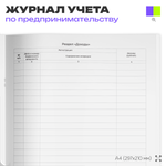 Книга учета доходов индивидуальных предпринимателей, применяющих патентную систему налогообложения (новая), приложение №3 к Приказу ФНС России, А4, 56 стр., Докс Принт