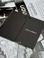 Бирка ДГ бумажная черная двойная