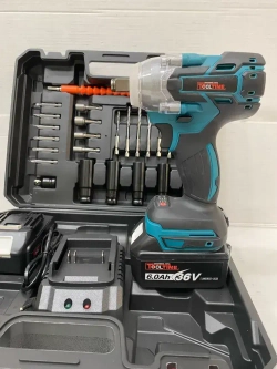 Гайковерт аккумуляторный ударный мощный 2 АКБ 36V / Не переплачивай за наклейки Mkito