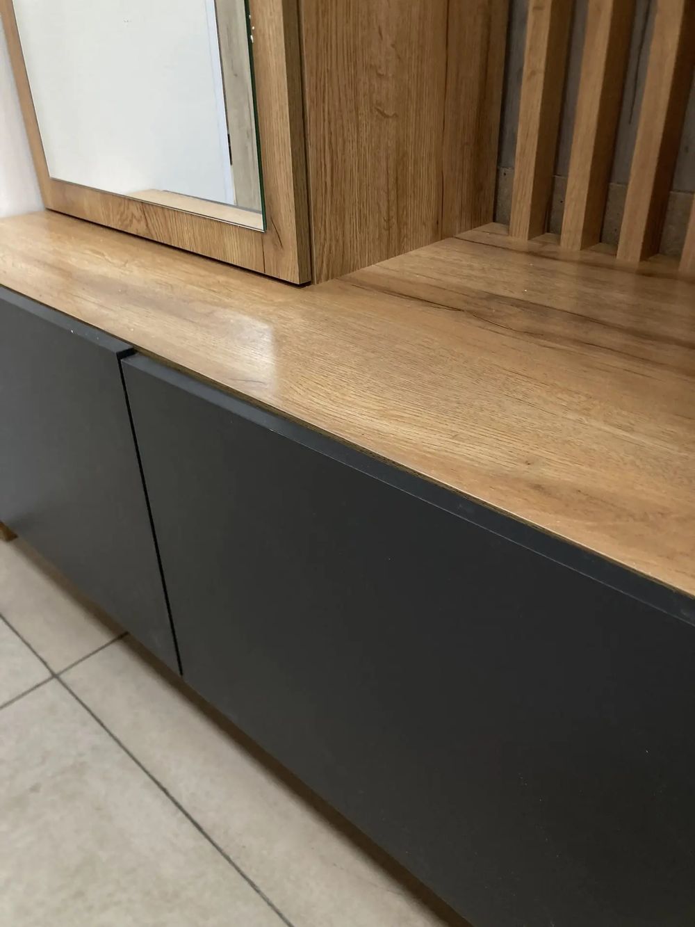 Прихожая Багира ПР-03 крафт/графит