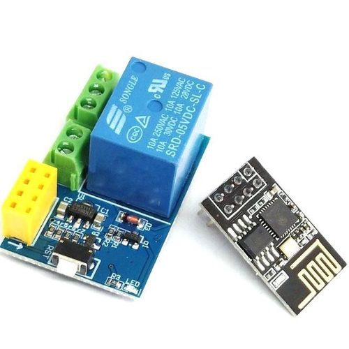 Релейный модуль 5V/10A в комплекте ESP8266 ESP-01/01S V4.0-V5.0 (1 канал)