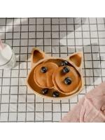 Деревянная менажница "Лиса" из кедра