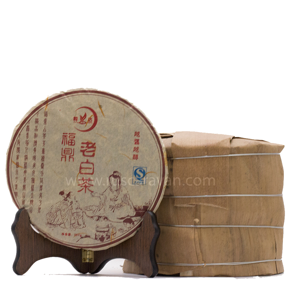 0994к Чай прессованный белый "ЛиДа, Лао Бай Ча" (357гр)