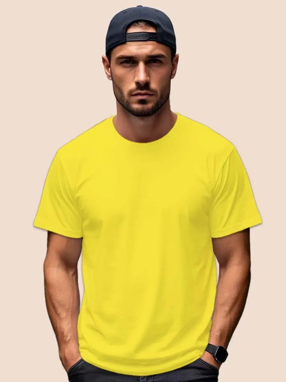 Футболка Взрослая.Премиум однотонная.1 шт