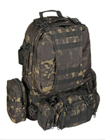 Рюкзак тактический с подсумками черный мультикам