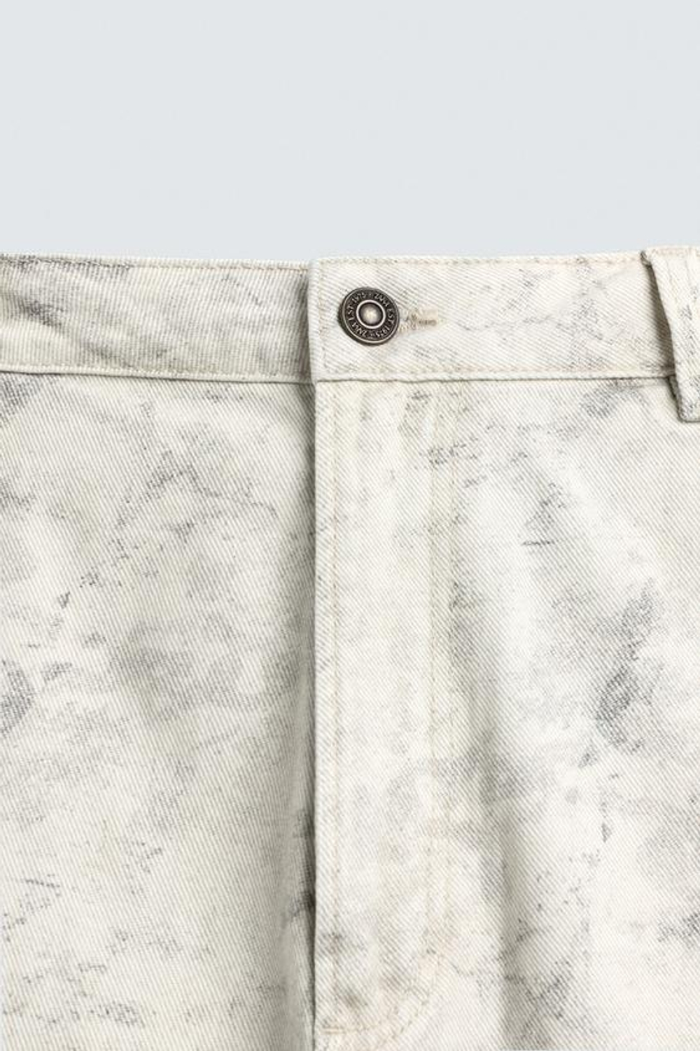 ZARA ШОРТЫ КАРГО СВОБОДНОГО КРОЯ, С ПРИНТОМ
