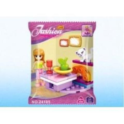 Конструктор блочный "Город. Мир чудес" 31эл, пакет Аусини 24105