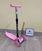 Самокат трехколесный розовый SZ221025003-3