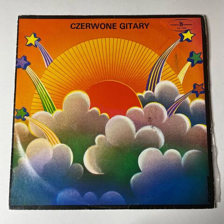 Винтажная виниловая пластинка LP Красные Гитары Czerwone Gitary Port Piratow (Польша 1976)