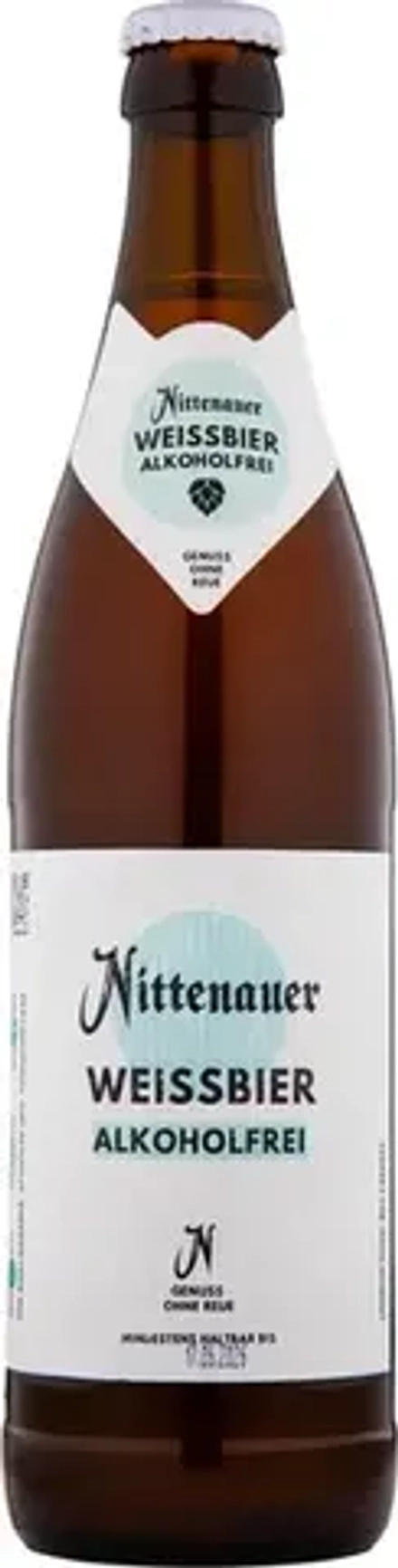 Пиво Ниттенауер Вайсбир Алкохолфрей / Nittenauer Weissbier Alkoholfrei 0.5 - стекло