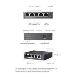Коммутатор TP-Link Omada DS105GP