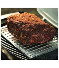 Подставка для запекания мяса, птицы малая для грилей Weber Q 100/1000 серий, 33x20x2 см, нержавеющая сталь