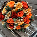 ❄ Апельсиновый маскарад — новогодний букет