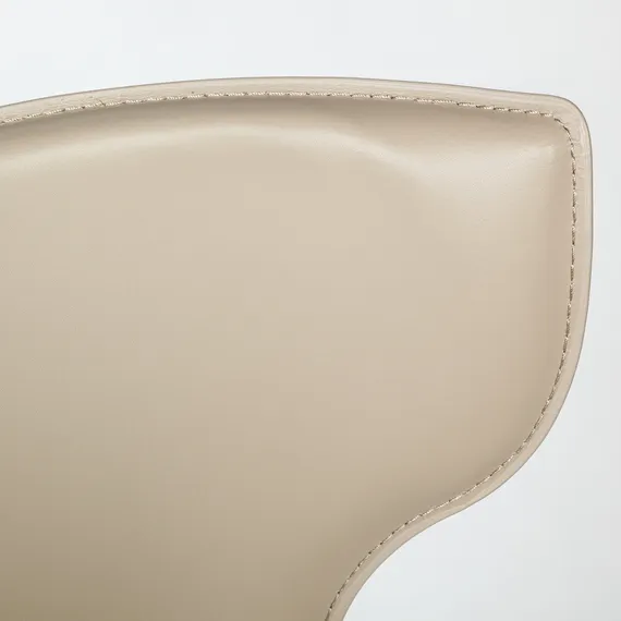 Стул полубарный Austin, кожа нуга