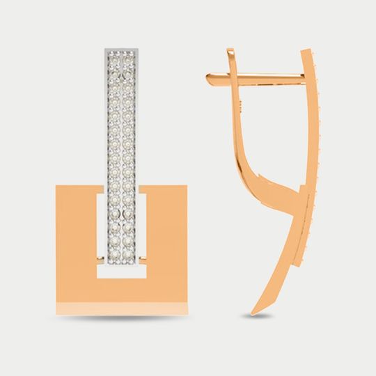 Серьги золотые