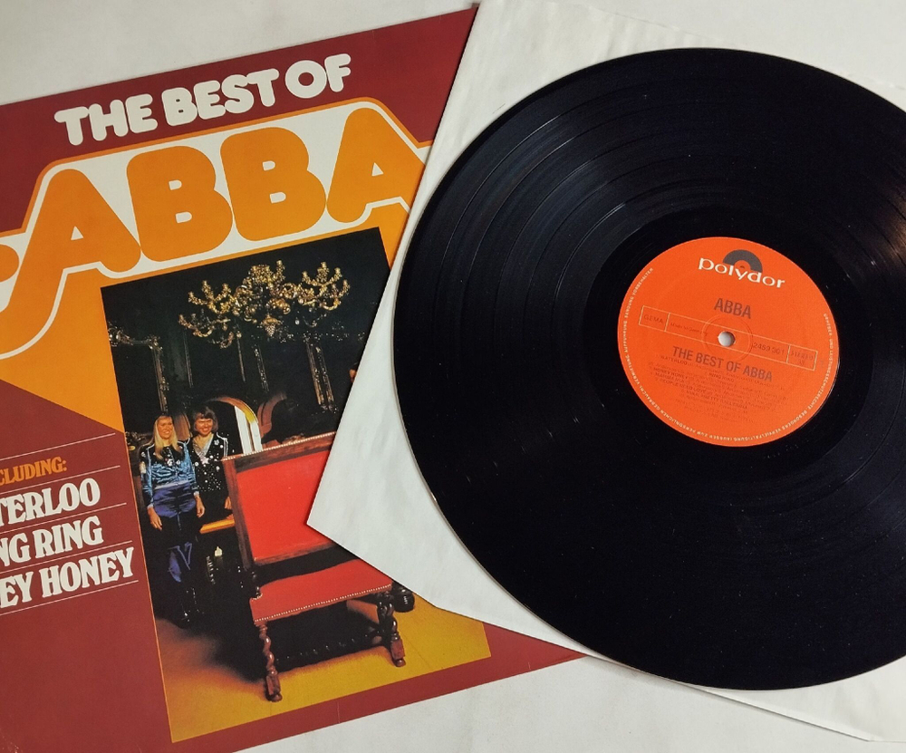 Винтажная виниловая пластинка LP The Best Of ABBA АББА (Germany 1975)