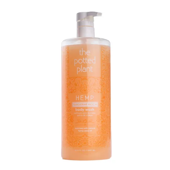 Тонизирующий гель для душа на основе органического масла семян конопли