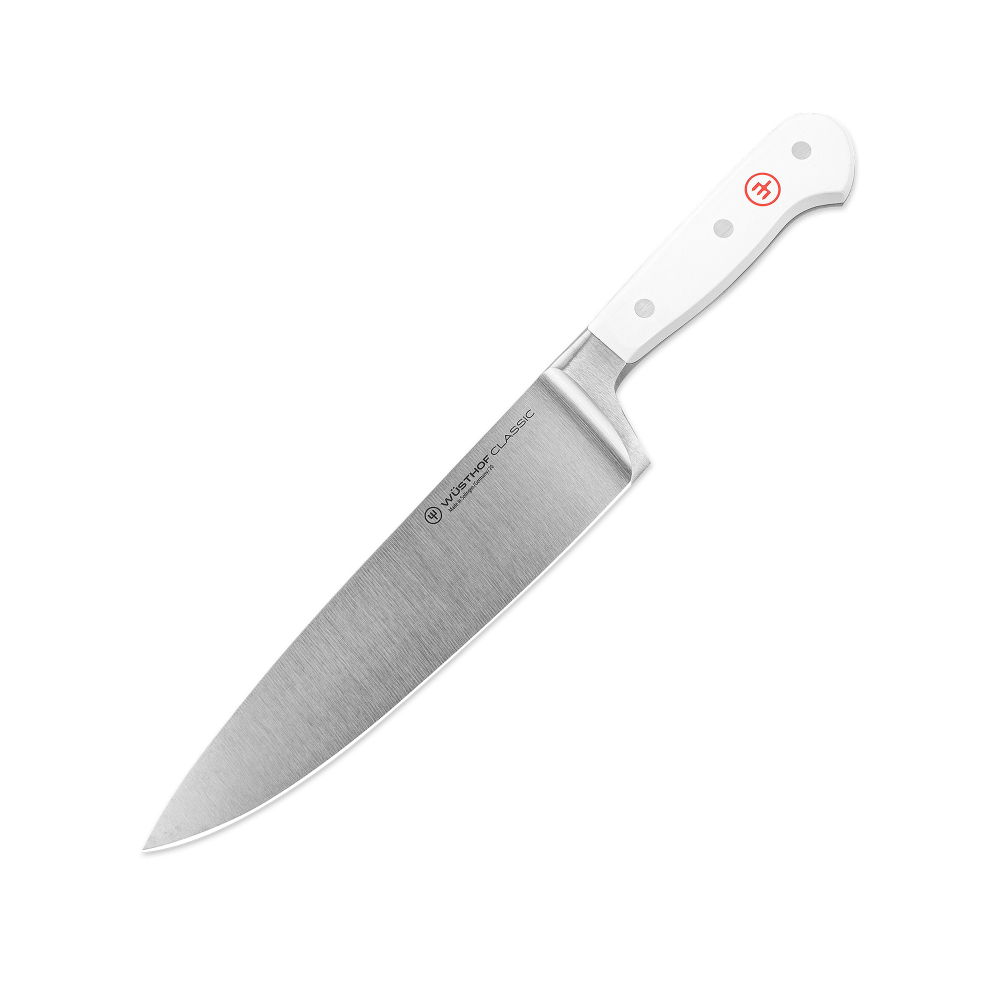 Набор ножей 4шт с ножницами и мусатом в подставке Wuesthof White Classic