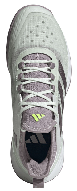 Женские Кроссовки теннисные Adidas Adizero Ubersonic 4.1 - cloud white/aurora met. S24/crystal jade S2