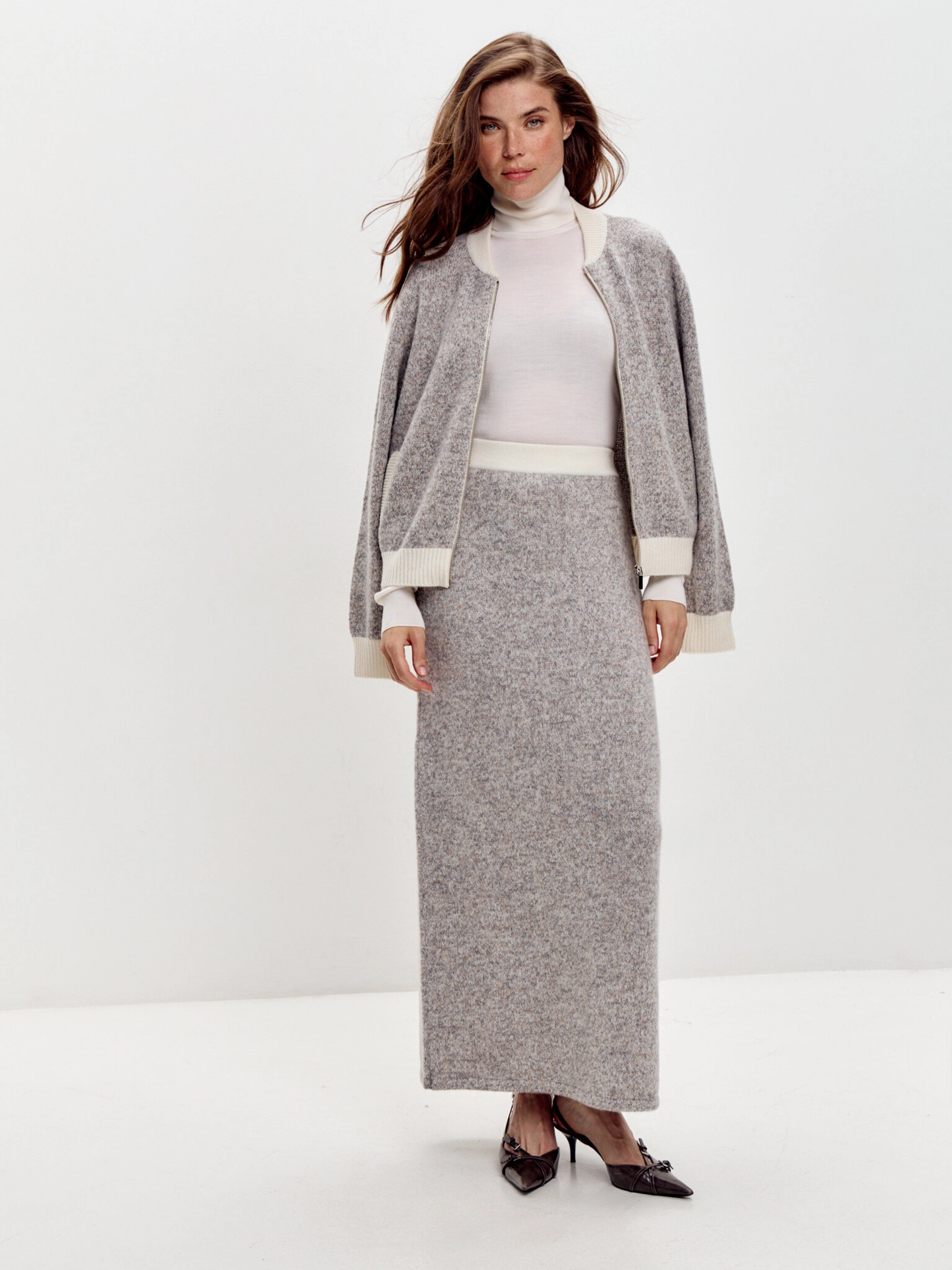 Кашемировая юбка