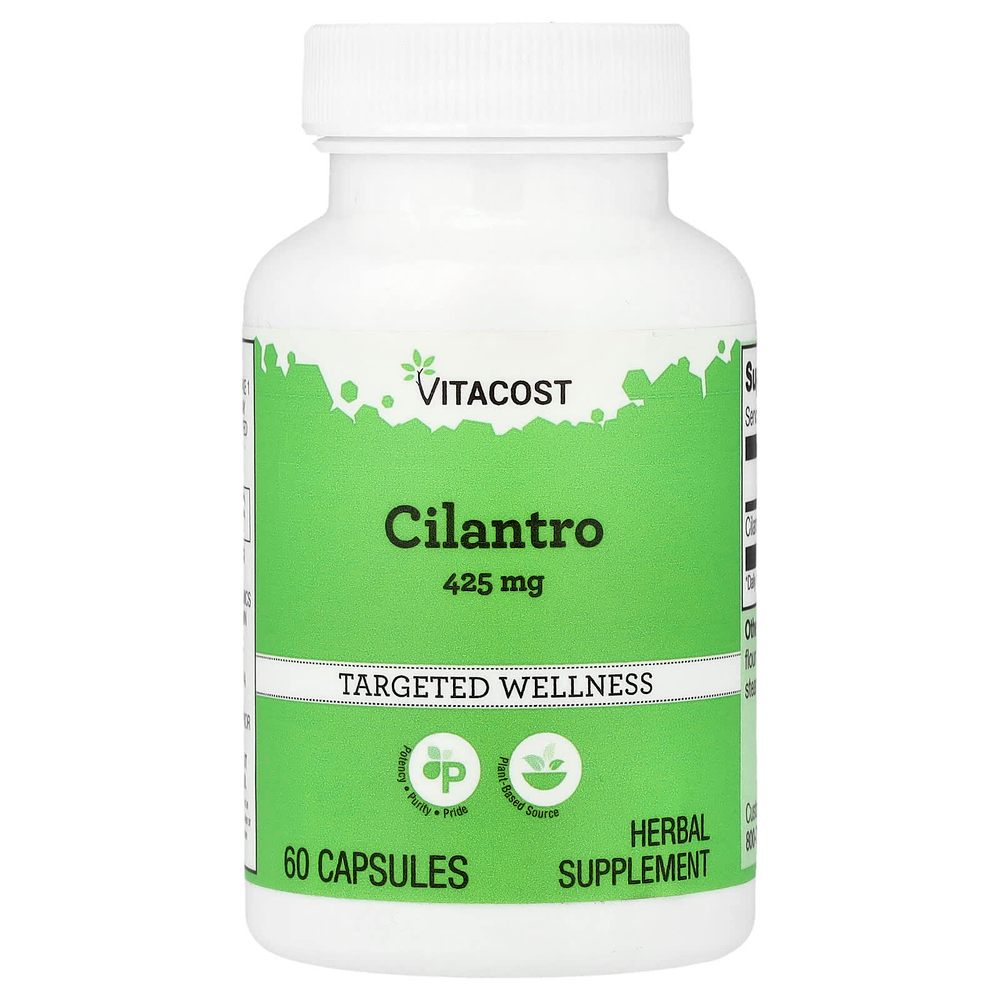 Vitacost, Cilantro, 425 mg, 60 Capsules