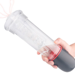 Вибромастурбатор с прозрачной колбой Air-2 (Цвет: прозрачный)