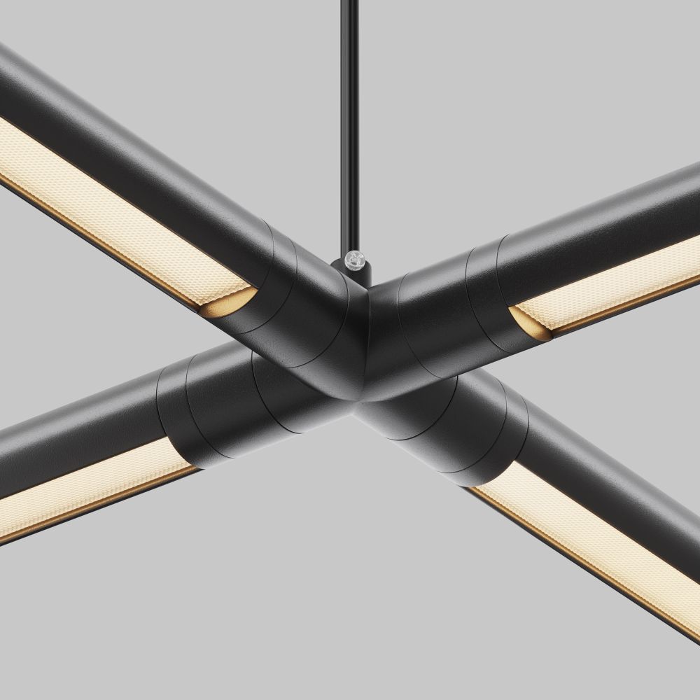 Х-образный вертикальный коннектор для системы с вводом питания Maytoni   CA017TX-P-B