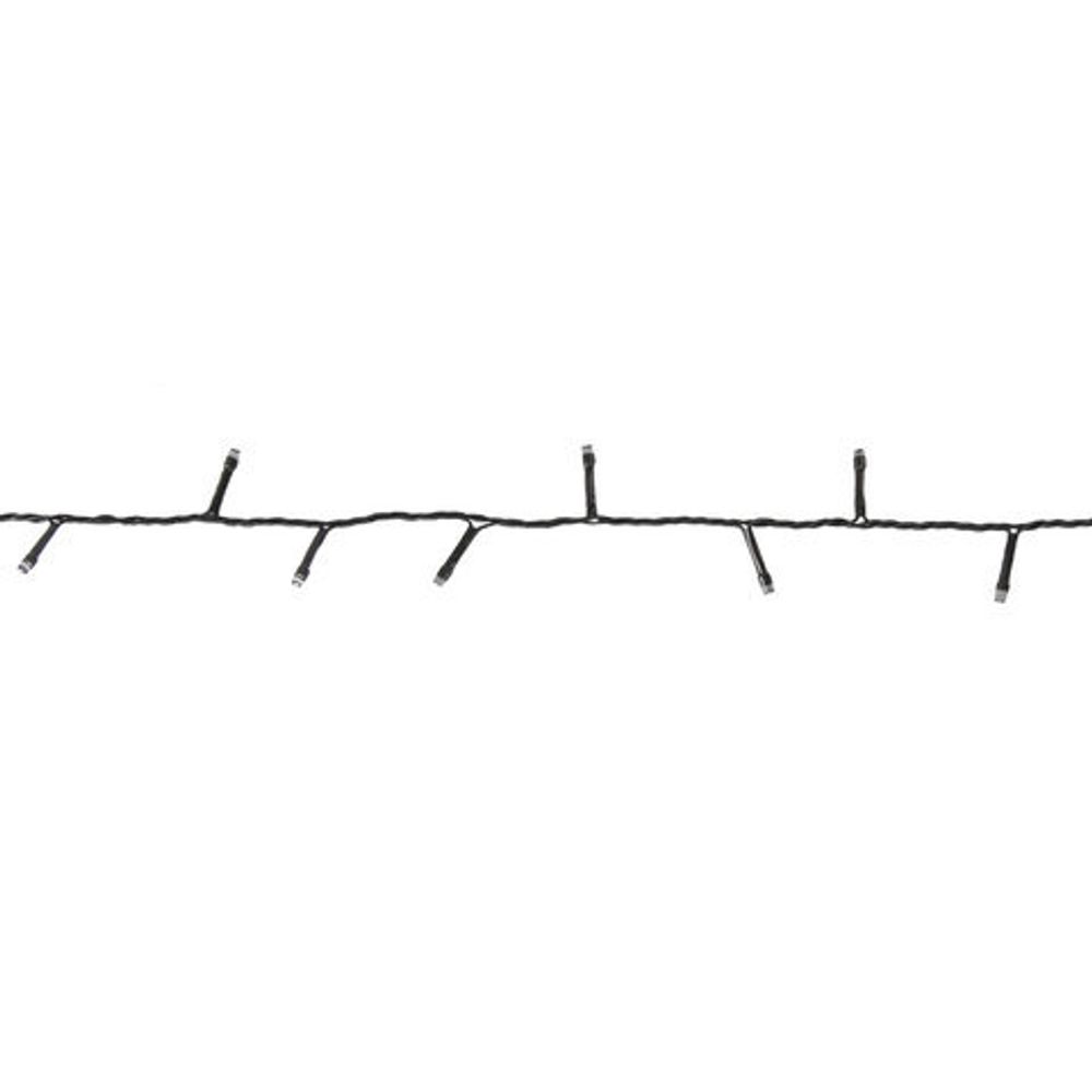 Электрогирлянда светодиодная ЗОЛОТАЯ СКАЗКА "Стандарт", 100 ламп, 5 м, многоцветная, контроллер, 591099