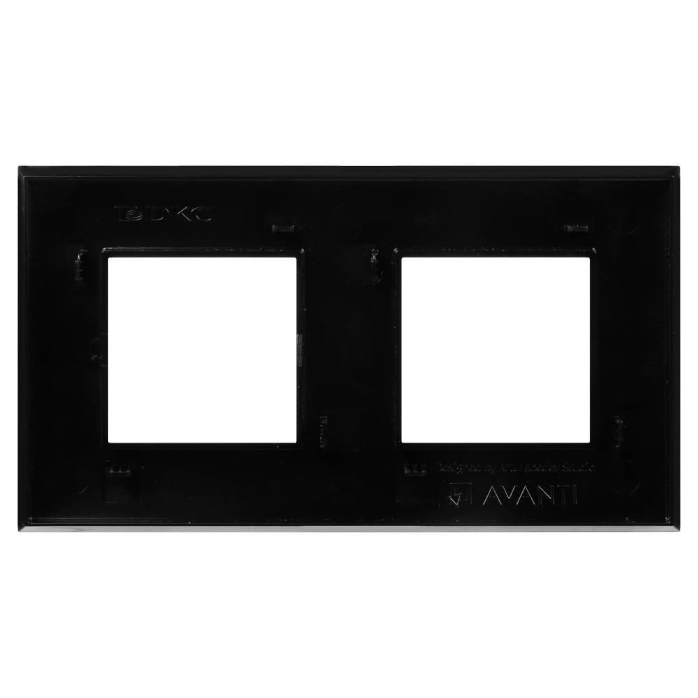 Рамка "Avanti", "Черный квадрат", 2 поста (4 мод.)
