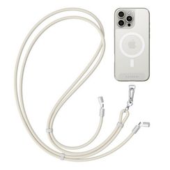 Зарядный кабель/ремень через плечо Satechi OntheGo Crossbody Lanyard Cable 60W 1.5 м (ST-LOTGLW) Sand