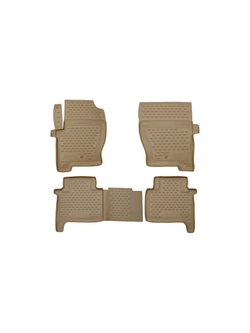 Коврики в салон для LAND ROVER Range Rover Sport 2005-2012, 4 шт. (полиуретан, бежевые) NLC.28.03.212