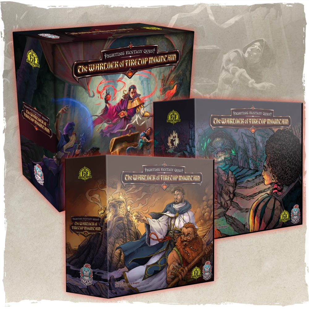 Fighting Fantasy Quest - The Warlock of Firetop Mountain - настольная игра