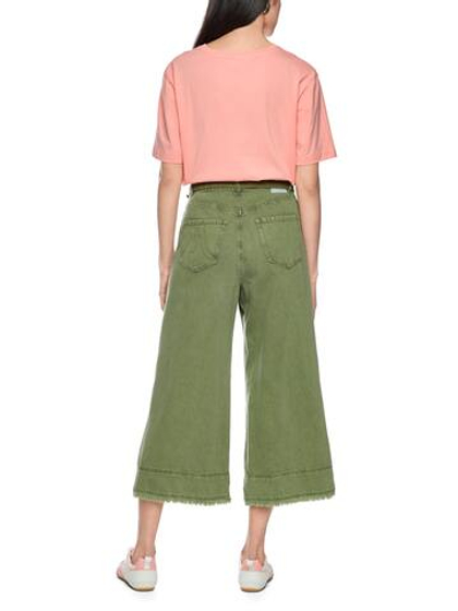 Marc Cain Джинсы уороченные с бахромой по низу